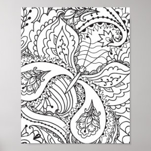 Colores Flores Arte Nuevo Diseño Floral Estética F