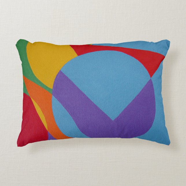 Colores Hermosos y Vibrantes! Almohada de Acento (Anverso)