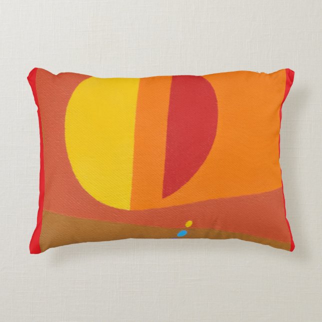 Colores Hermosos y Vibrantes! Almohada de Acento (Anverso)