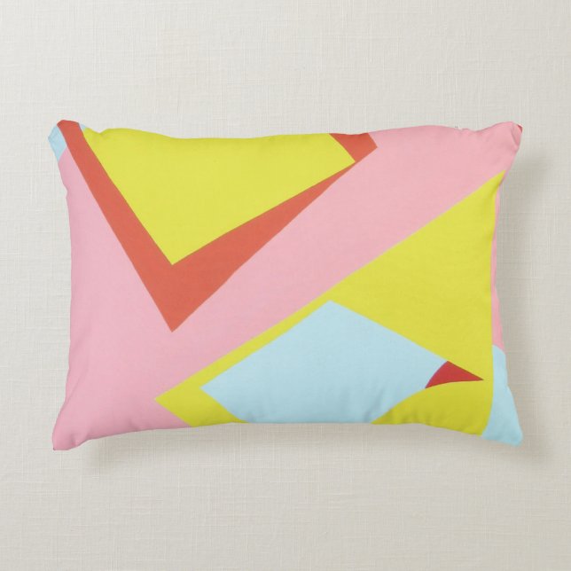 ¡Colores Hermosos y Vibrantes! Almohada de Acento (Anverso)