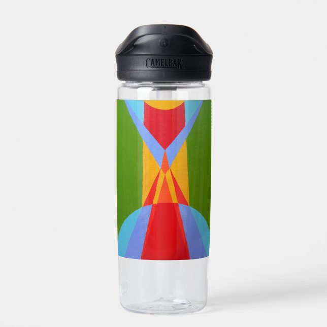 ¡Colores Hermosos y Vibrantes! Botella de Agua (Atrás)