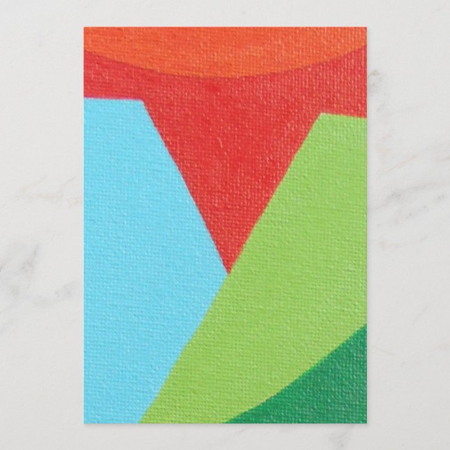 Colores Hermosos y Vibrantes! Invitación (Anverso)