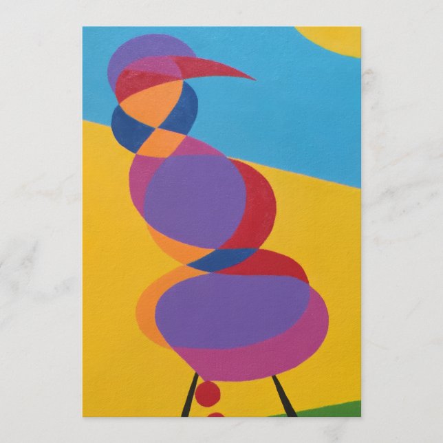 Colores Hermosos y Vibrantes! Invitación (Anverso)