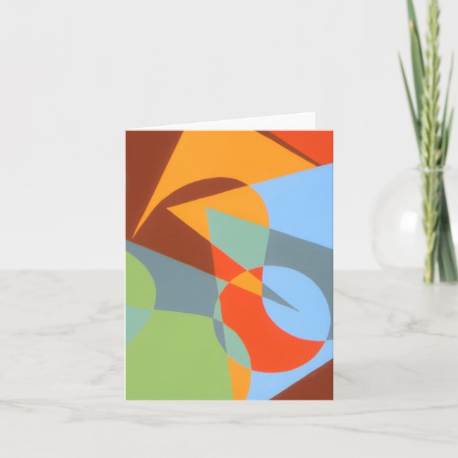 Colores Hermosos y Vibrantes! Invitación Doblada (Anverso)