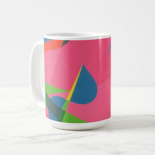 ¡Colores Hermosos y Vibrantes! Taza de Café