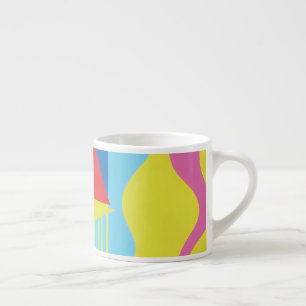 ¡Colores Hermosos y Vibrantes! Taza de Espresso