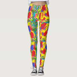Colores mixtos tipo de arty leggings estilo bohemi