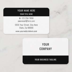 Colores modernos Diseñar tarjeta de visita persona
