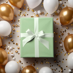 Colores Modernos - Rollo de Papel de Regalo Verde