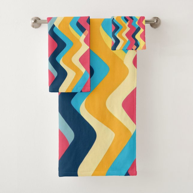 Colores ondulados en zigzag (In situ)