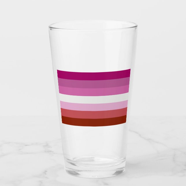 Colores Orgullo Lesbiana Lápiz Labial - (Anverso)