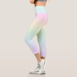 Colores Pastel Capri Leggings