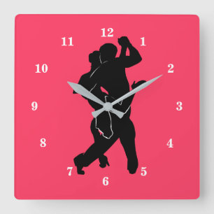 Colores personalizados reloj de pared bailarinas d