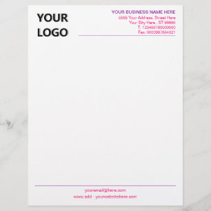 Colores personalizados y membrete del logotipo com