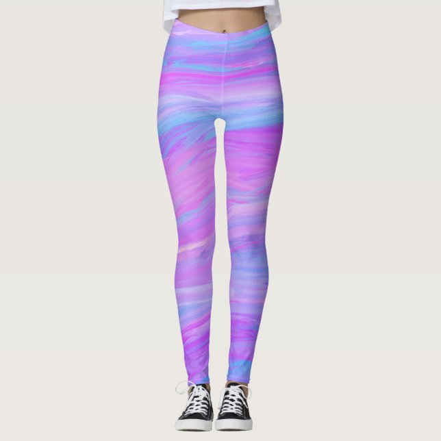 Colores pintados Leggings (Anverso)