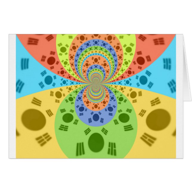 Colores tradicionales africanos rojos dorados (Anverso (Horizontal))