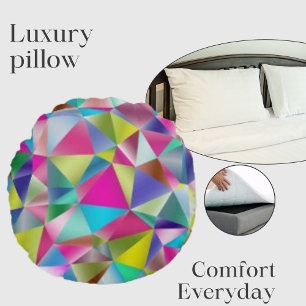 Colores vibrantes Cojín decorativo cromático primá