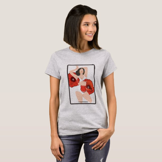 "Colores vibrantes salpican a las mujeres camiseta (Anverso completo)