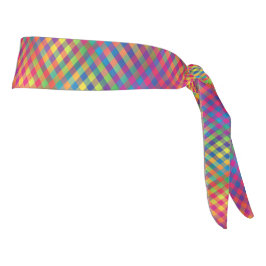 Colorful Checker Abstract Pattern