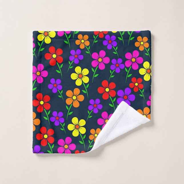 Colorful Floral Pattern (Toallita)