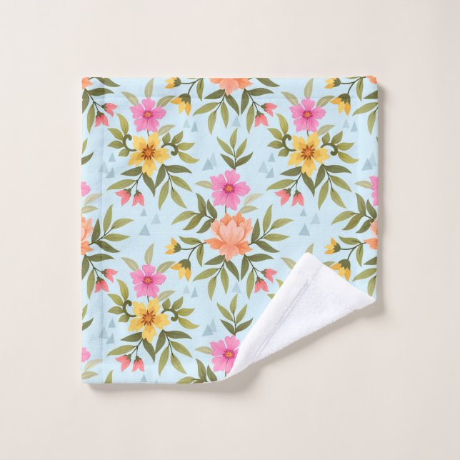 Colorful Hand Draw Flowers   (Toallita)