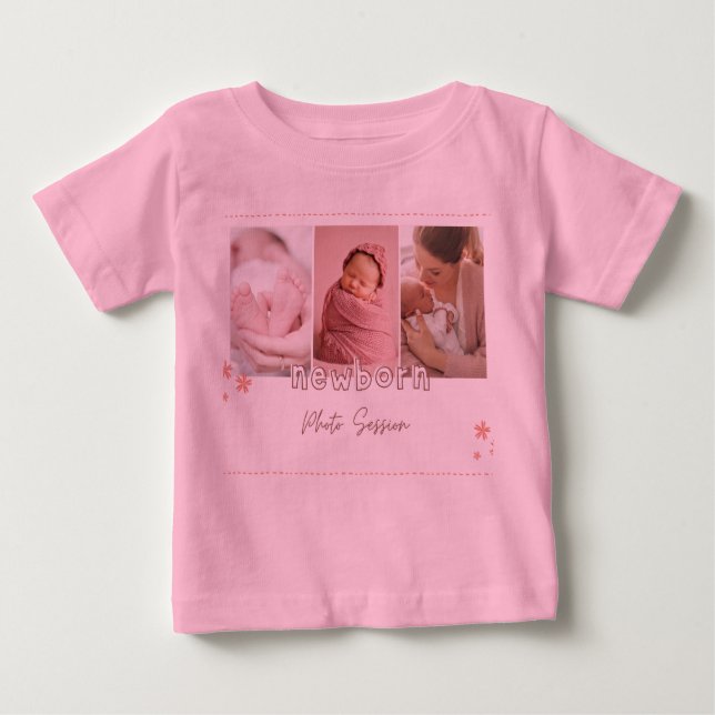 Colorful Hello Summer Baby Fine Jersey T-Sh (Anverso)