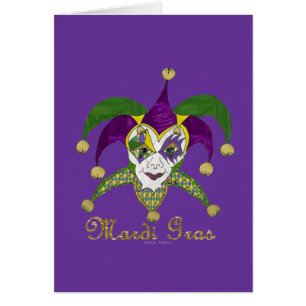 Colorful Mardi Gras Jesters Mask