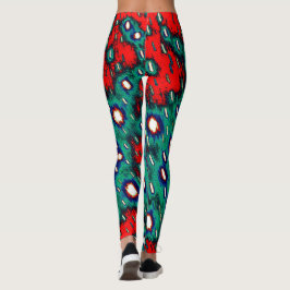 Colorful Organic Pattern Leggings