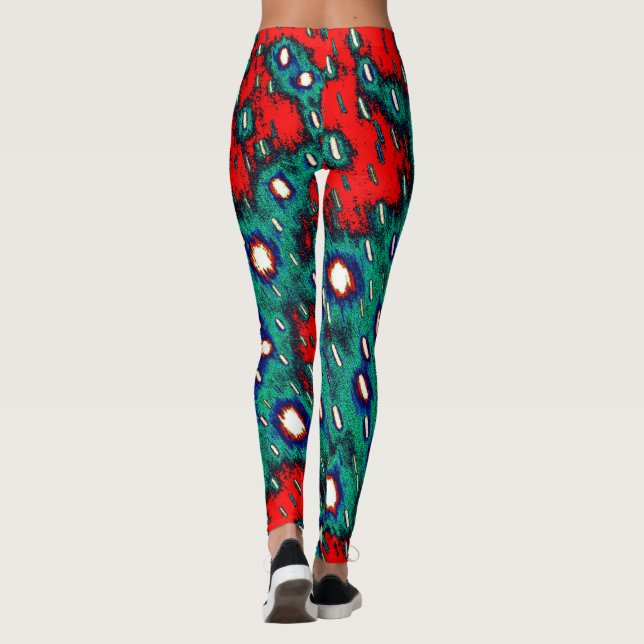 Colorful Organic Pattern Leggings (Reverso)