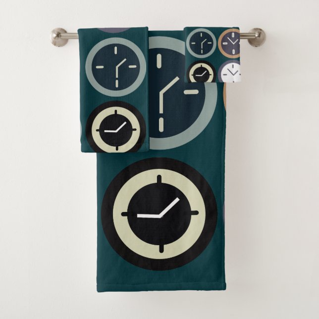 Colorful Time Clock Pattern Watchmaker Horologist (In situ)