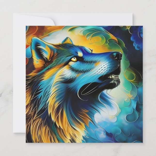 Colorful Wolf Howl (Anverso)