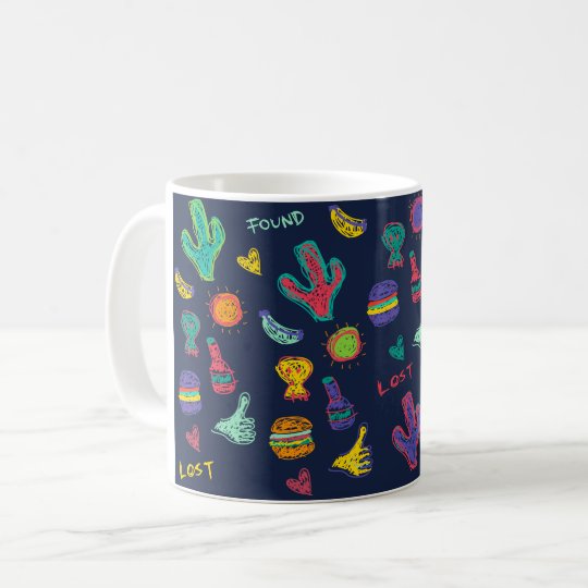 Colorfull "garabatea" - la taza