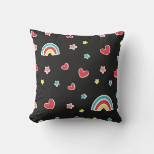 Colorida almohada arcoiris - Luminosa y alegre cas