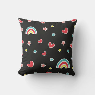 Colorida almohada arcoiris - Luminosa y alegre cas