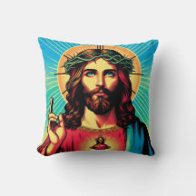 ¡Colorida almohada de Jesús!