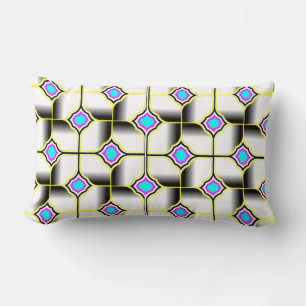 Colorida almohada lumbar 13x21 Depuración de almoh