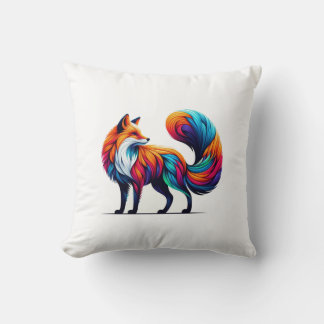 Colorida almohada Majestic Fox