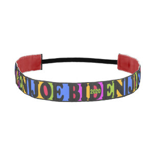Colorida banda de la cabeza JOE BIDEN 2020