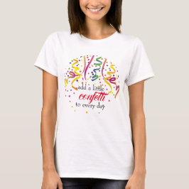 Colorida camiseta de Confetti