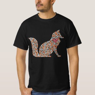 Colorida camiseta de Fox