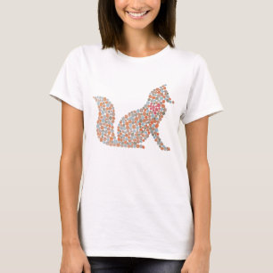 Colorida camiseta de Fox