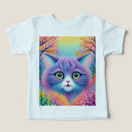 Colorida camiseta de impresión de animales