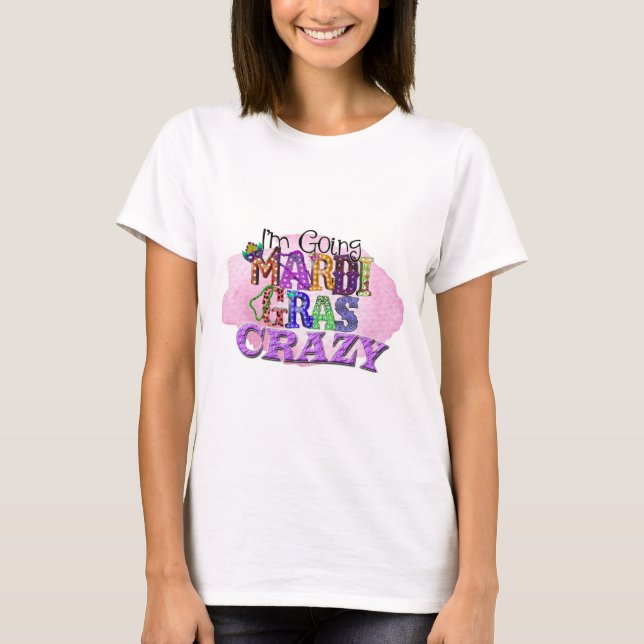 Colorida camiseta del Mardi Gras (Anverso)