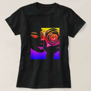 Colorida camiseta fotográfica
