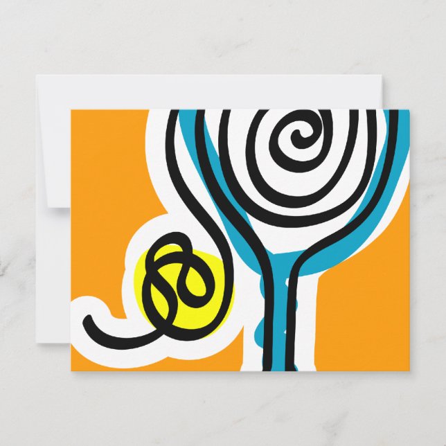 Colorida espiral de tenis (Anverso)