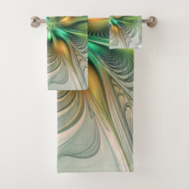 Colorida Fantasía Moderna Abstracto Flor Fractal