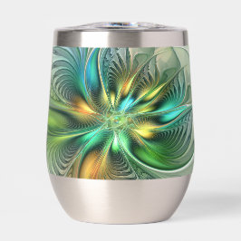 Colorida Fantasía Moderna Abstracto Flor Fractal