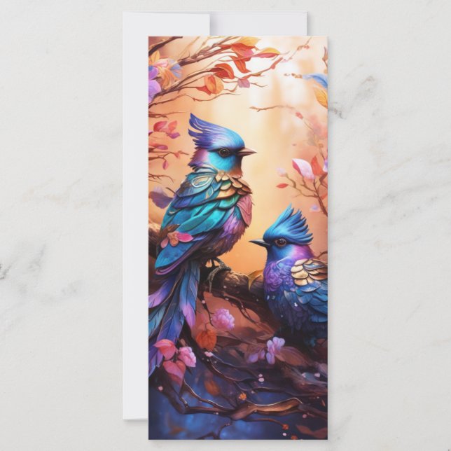 Colorida Fantasy Bird Art (Anverso)