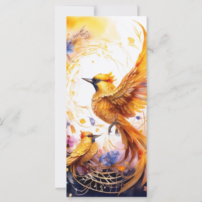 Colorida Fantasy Bird Art (Anverso)