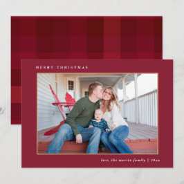 Colorida Feliz Navidad Papel rojo